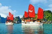 Custom Floating Resort Of 22 Custom Built Vietnamese Junk