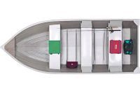 Tracker Guide V-14 Deep V W/ Custom Trailer