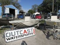 Xpress Xp16cc W/ F50 Yamaha On An Back Track Trailer