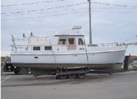 Wood/Fiberglass Lachance Trawler/Yacht