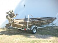 Seaark Aluminum Fishing Boat Mud Runner 180