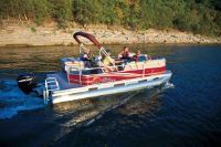 Sun Tracker Party Barge 20 Dlx W/ 20 El Fourstroke