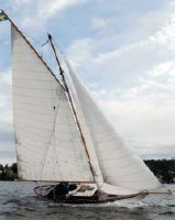 Clipperbowed Gaffcutter