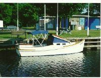 20' X 7' X 8" Okoume Plywood/Resin Power Camp Crui /Quality Classic Boat