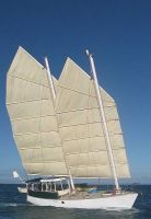 15.3M X 4M Junk Rigged Schooner,
