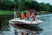 Tahoe 215Xi W/5.0 Mpi 260Hp Off White / Victory Red