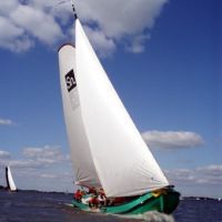 Klein Wedstrijd A Skutsje Hoop Op Welvaart 5004 Skutsje