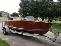 Custom Hollywood Antique Wooden Boat
