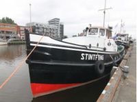 Motor Sleepboot Stintfang 9041 Ex Stoom Boot Duitse Douane