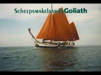 Zeilcharterschip Tweemast Zeilklipper. Zeilend Pas