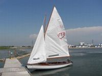 Te Koop Mooie Houten Overnaadste Boot Met Trailer