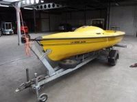 Open Zeilboot Barnegat Met Kanteltrailer
