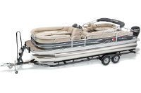 Sun Tracker Party Barge 24 Dlx W/ 150Elpt 4Stroke And Trailer